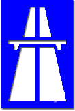 Autobahn von Norden