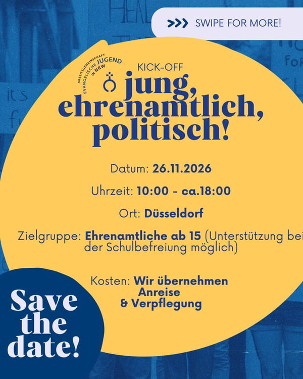 AEJ Kickoff-Seminar "jung politisch ehrenamtlich" 2026